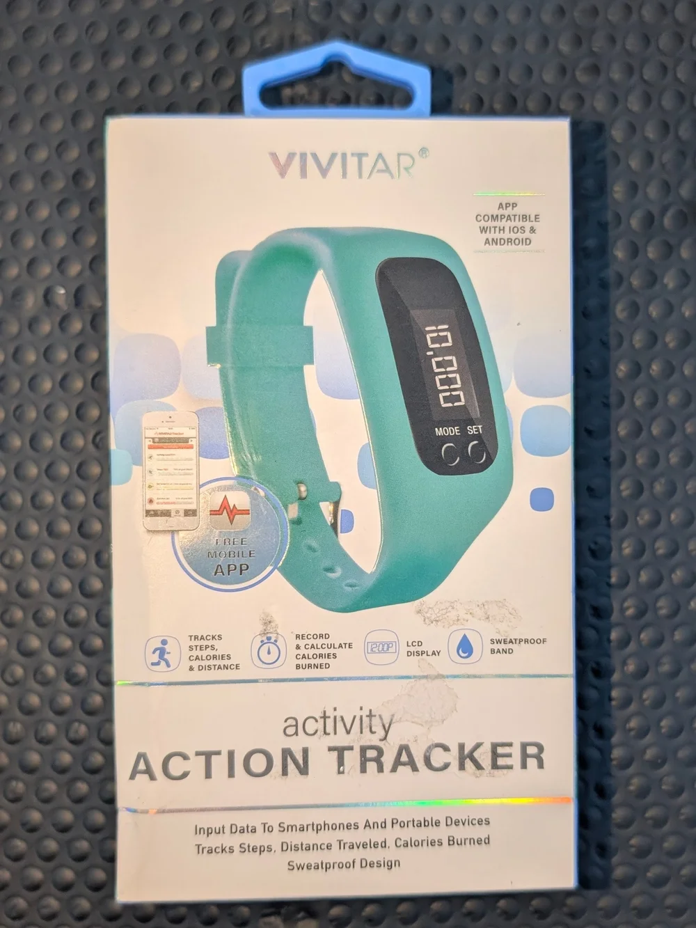 NIB Vivitar Activity Action Tracker Mint Green VIV-IMP-508 New Sealed Deadstock